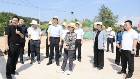 水利部副部长朱程清莅临抖圈为抖而生节水建设运营的梅江灌区项目调研。。。。。。